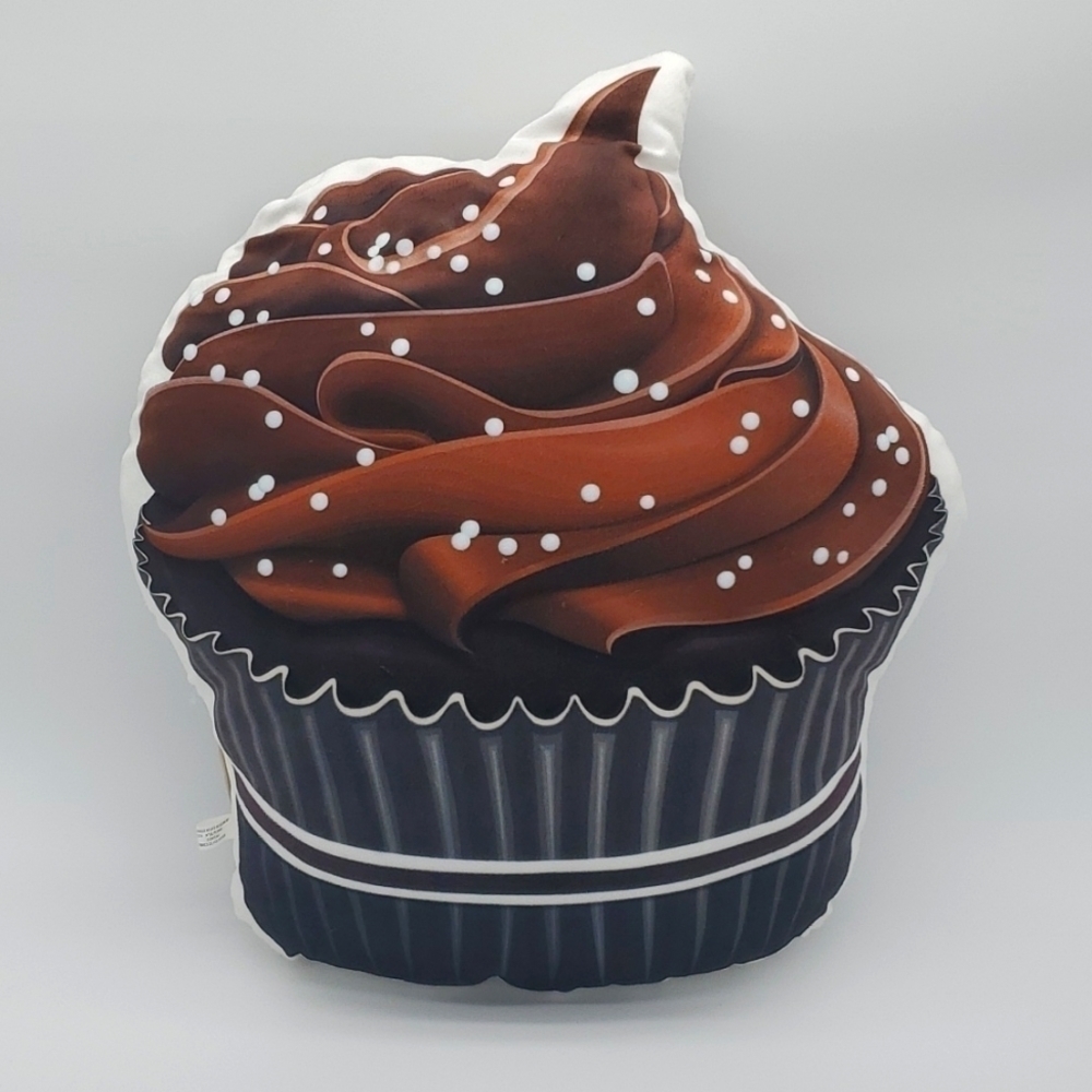 Over sized Cupcake Plush Pillow - NEW -